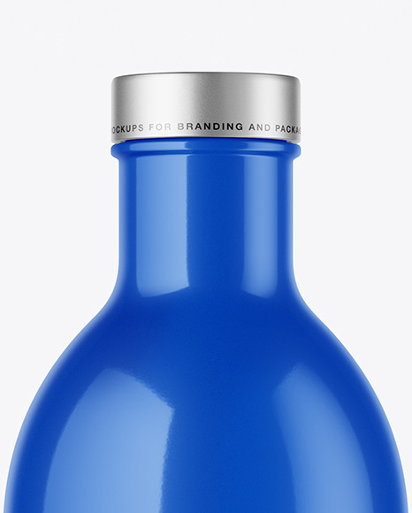 Glossy Bottle Mockup PSD #1