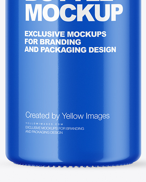Glossy Bottle Mockup PSD #6
