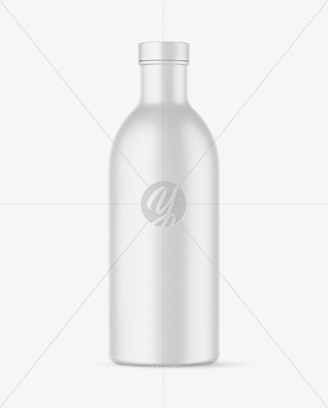Matte Bottle Mockup PSD #3