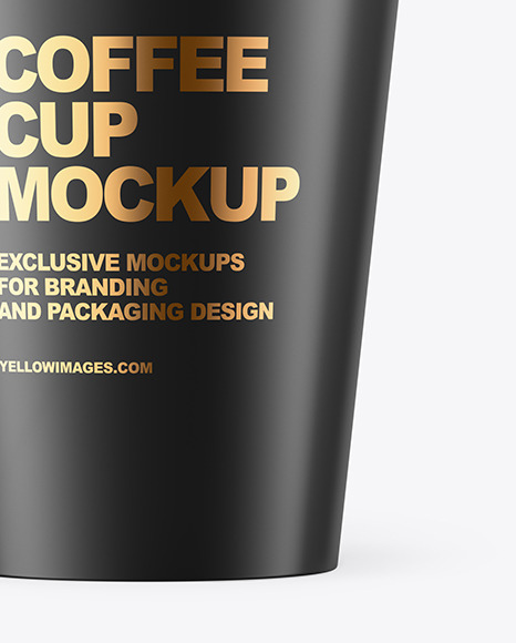 Matte Coffee Cup Mockup PSD #5