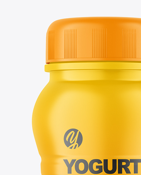 Matte Plastic Bottle Mockup PSD #2