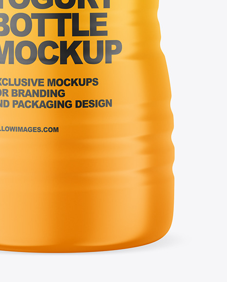 Matte Plastic Bottle Mockup PSD #1