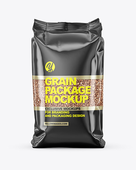 Buckwheat Package Mockup