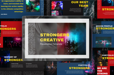 Strongers Creative Powerpoint Template