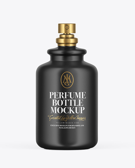 Ceramic Perfume Bottle Mockup PSD #1