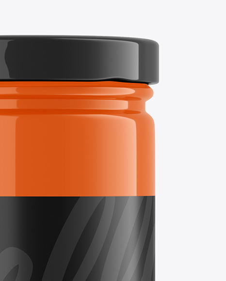 Glossy Storage Jar Mockup PSD #1