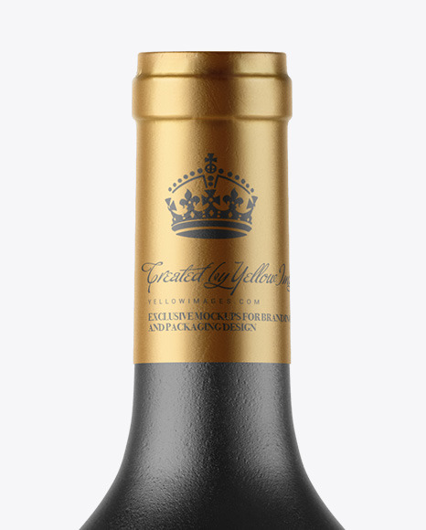 Ceramic Wine Bottle Mockup PSD #2