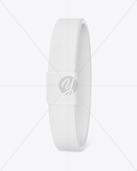 Textile Fabric Wristband Mockup PSD #1