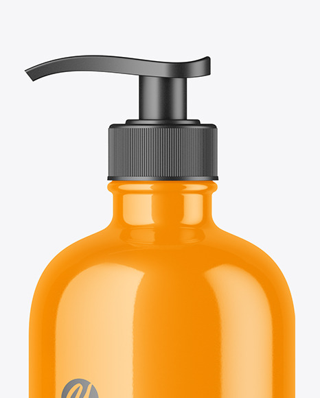Glossy Cosmetic Bottle Mockup PSD #2