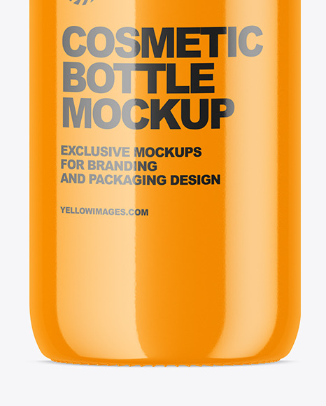 Glossy Cosmetic Bottle Mockup PSD #1
