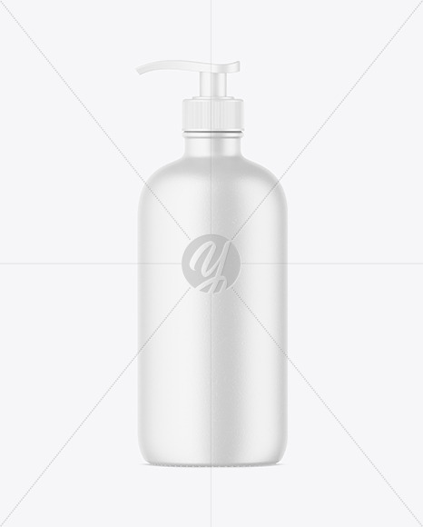 Ceramic Cosmetic Bottle Mockup PSD #3