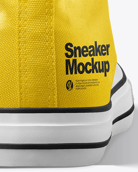 Canvas Sneaker Mockup PSD #1