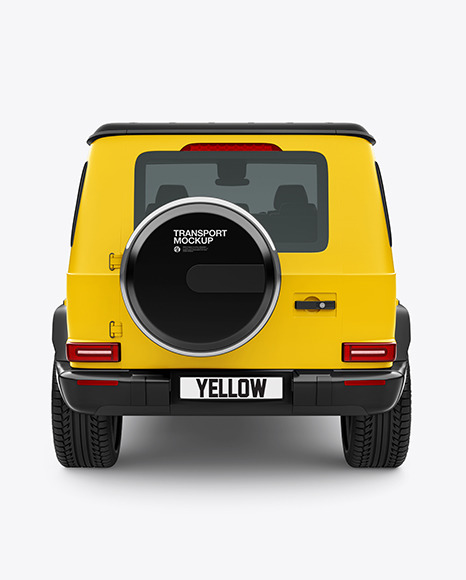 Full-size Luxury SUV - Back View Full-size Luxury SUV - Back View