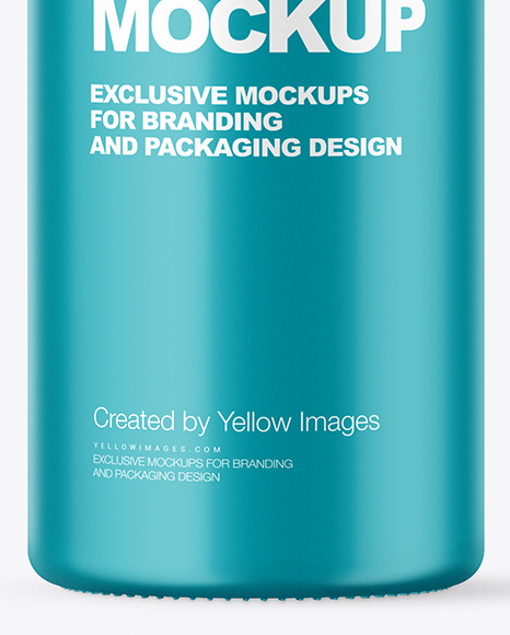 Matte Bottle Mockup PSD #6