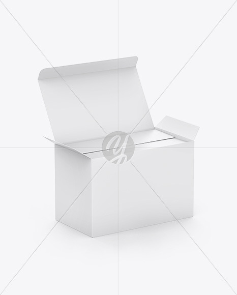 Opened Box Mockup PSD #3