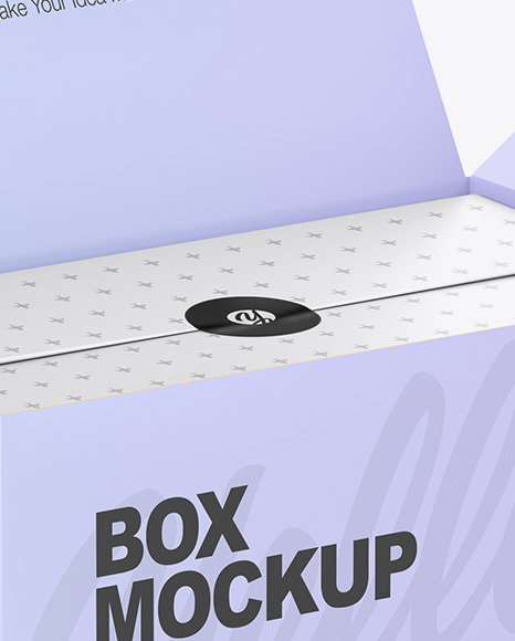 Opened Box Mockup PSD #1