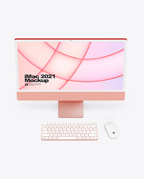 iMac 24” Mockup PSD #5