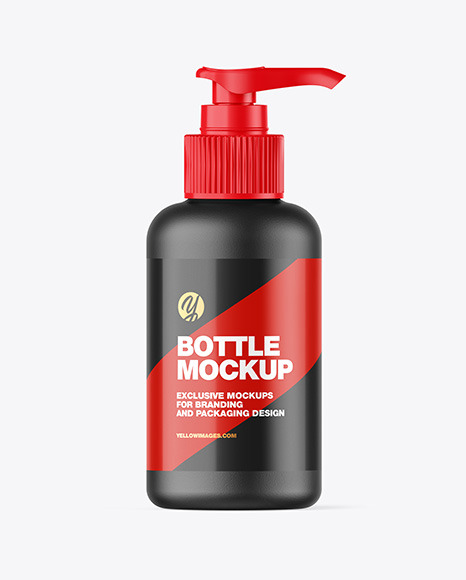 Textured Bottle w/ Closed Pump Mockup Textured Bottle w/ Closed Pump Mockup