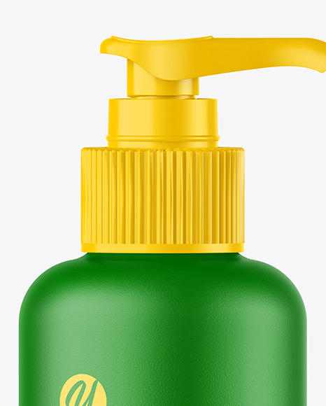 Textured Bottle w/ Closed Pump Mockup Textured Bottle w/ Closed Pump Mockup