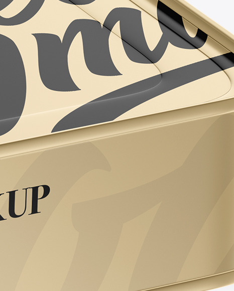 Fish Can w  Pull Tab Mockup PSD #1