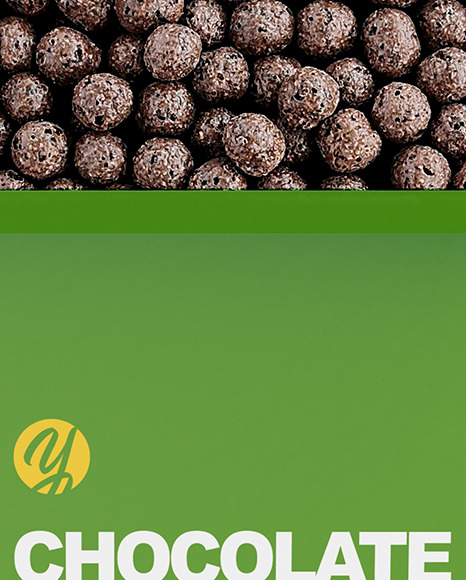 Paper Box With Chocolate Balls Mockup PSD #1