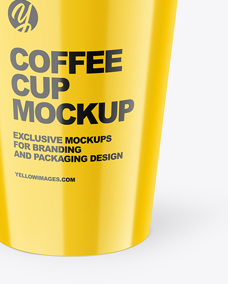 Glossy Coffee Cup Mockup PSD #5