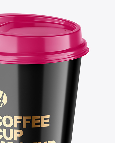 Glossy Coffee Cup Mockup PSD #6