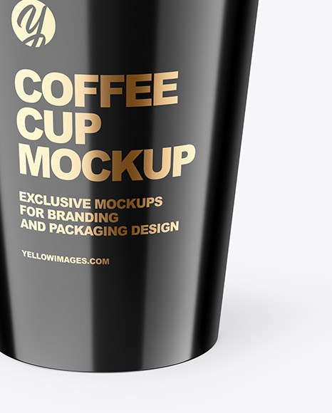 Glossy Coffee Cup Mockup PSD #7