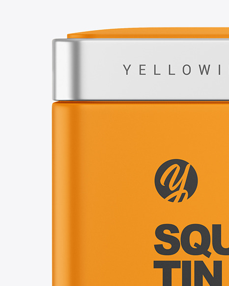 Matte Tin Can Mockup PSD #2