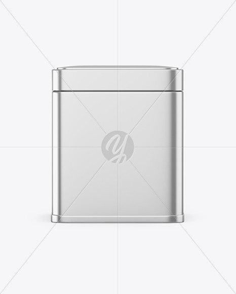 Metallic Tin Can Mockup PSD #3