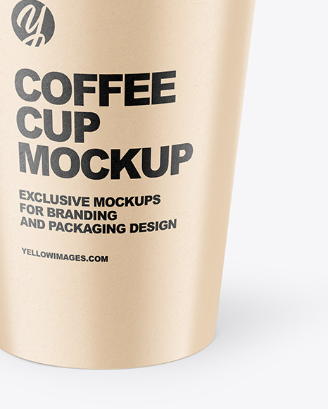 Kraft Coffee Cup Mockup cup 95653