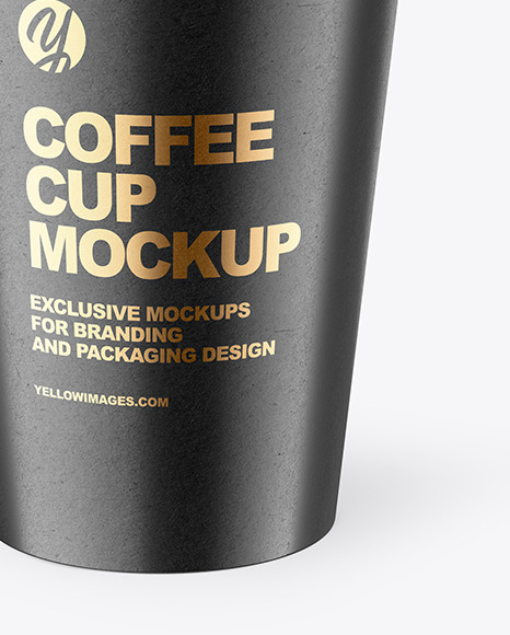 Kraft Coffee Cup Mockup fast-food 95655