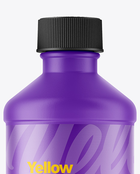 Mate Plastic Bottle Mockup PSD #2