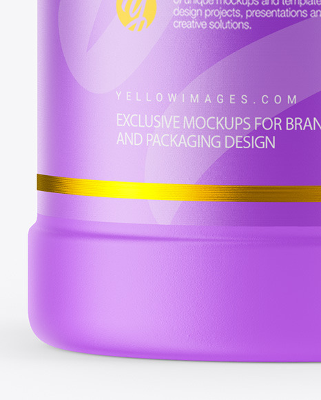 Mate Plastic Bottle Mockup PSD #6