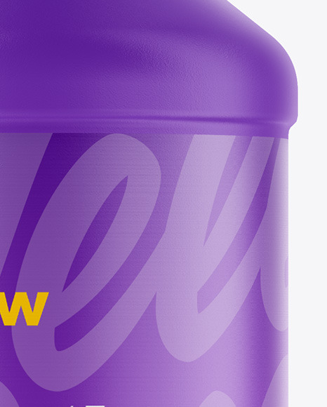 Mate Plastic Bottle Mockup PSD #7