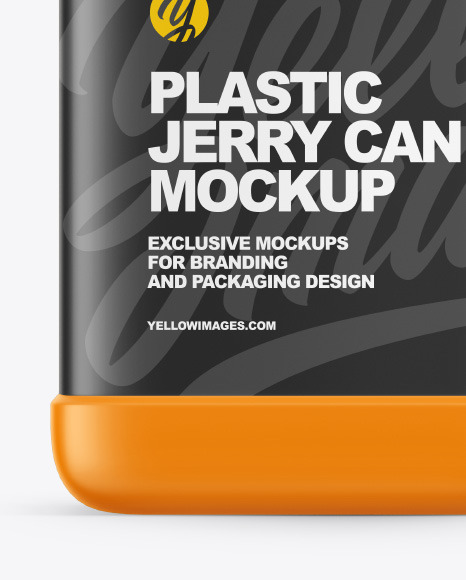 Plastic Jerry Can Mockup PSD #1