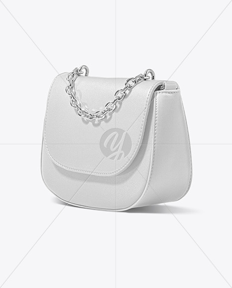 Leather Bag Mockup   Half Side View PSD #3