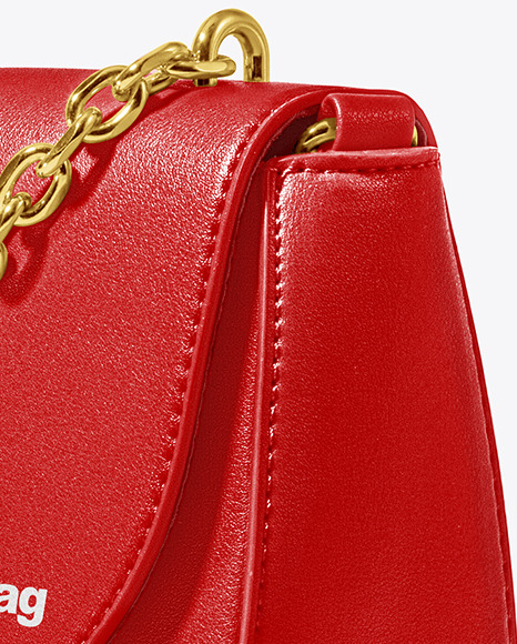 Leather Bag Mockup   Half Side View PSD #1