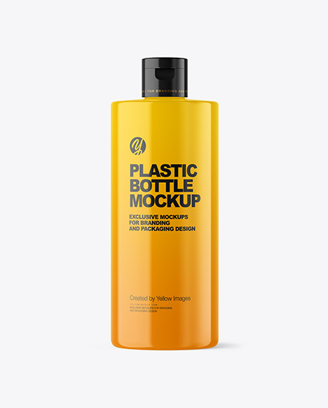 Glossy Cosmetic Bottle Mockup PSD #2