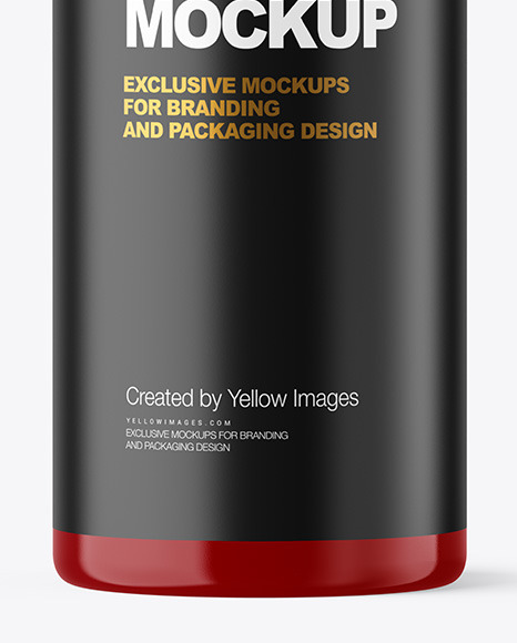 Glossy Cosmetic Bottle Mockup PSD #6