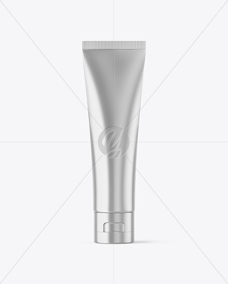 Metallic Cosmetic Tube Mockup PSD #3