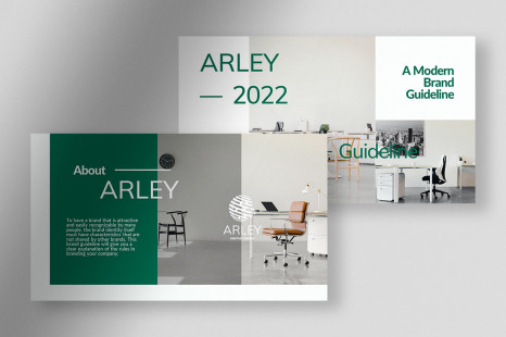 Arley - Modern Brand Guideline PPT