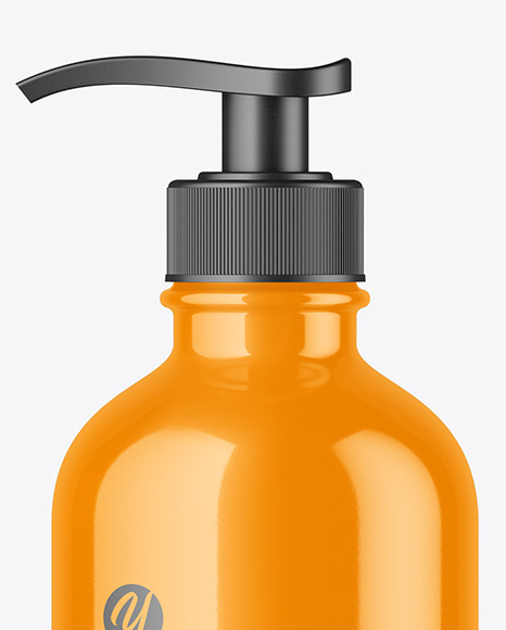 Glossy Cosmetic Bottle Mockup PSD #2
