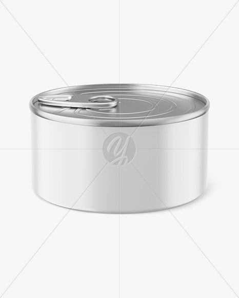 Glossy Tin Can Mockup PSD #3