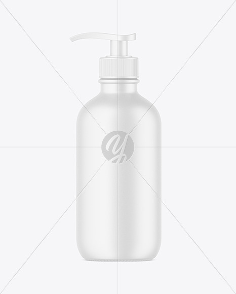 Matte Cosmetic Bottle Mockup PSD #1