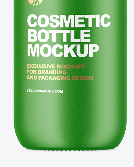 Matte Cosmetic Bottle Mockup PSD #4