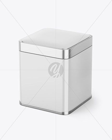 Glossy Tin Can Mockup PSD #3