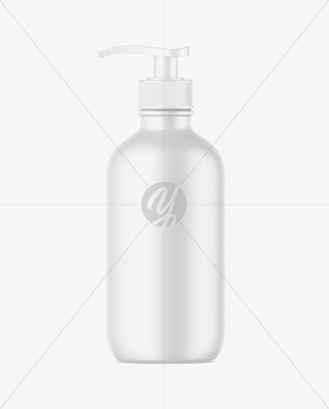 Ceramic Cosmetic Bottle Mockup PSD #3