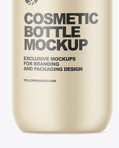 Ceramic Cosmetic Bottle Mockup PSD #1
