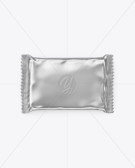 Metallic Snack Bar Mockup PSD #3
